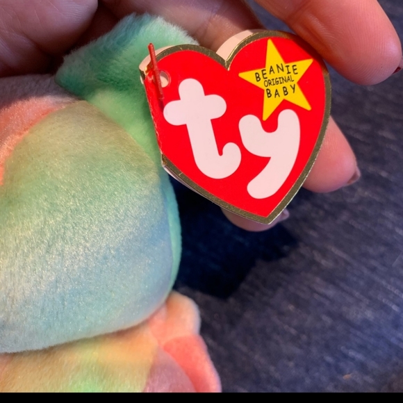 **RARE BEANIE BABY** PEACE BEAR. EXCELLENT CONDITION! - Picture 2 of 7